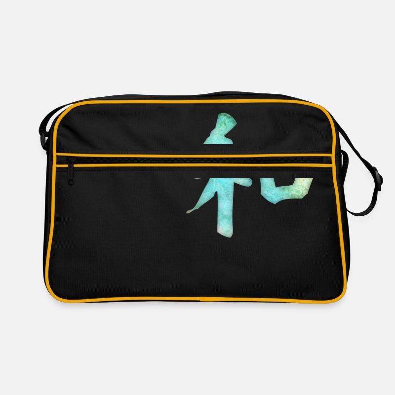 Kanji - Harmony - Retro Bag - black/gold