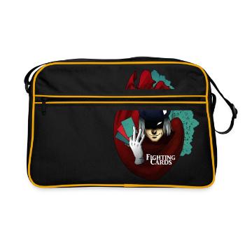 Fighting cards - Magicien - Sac Retro - noir/or - Devant