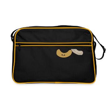 noix de cajou - Sac Retro - noir/or - Devant