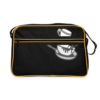 dishes - Retro Bag - black/gold - Front