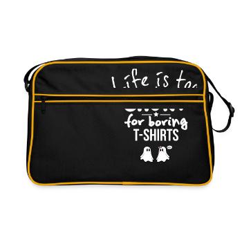 T-shirts avec des phrases amusantes - Fantasmitas 04 - Sac Retro - noir/or - Devant