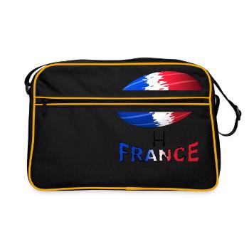 rugby - Sac Retro - noir/or - Devant