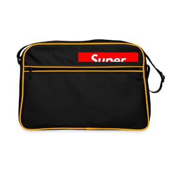 grande. - Sac Retro - noir/or - Devant