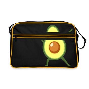 Avocado Dab Dance - Sac Retro - noir/or - Devant