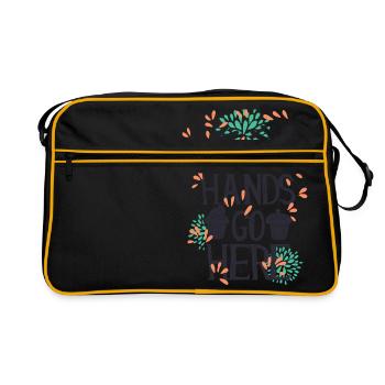 Hands go here CUPCAKE - Sac Retro - noir/or - Devant