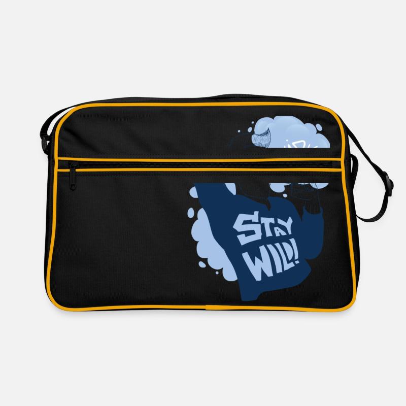 Vaperguy mit wildem Lifestyle Retro Tasche
