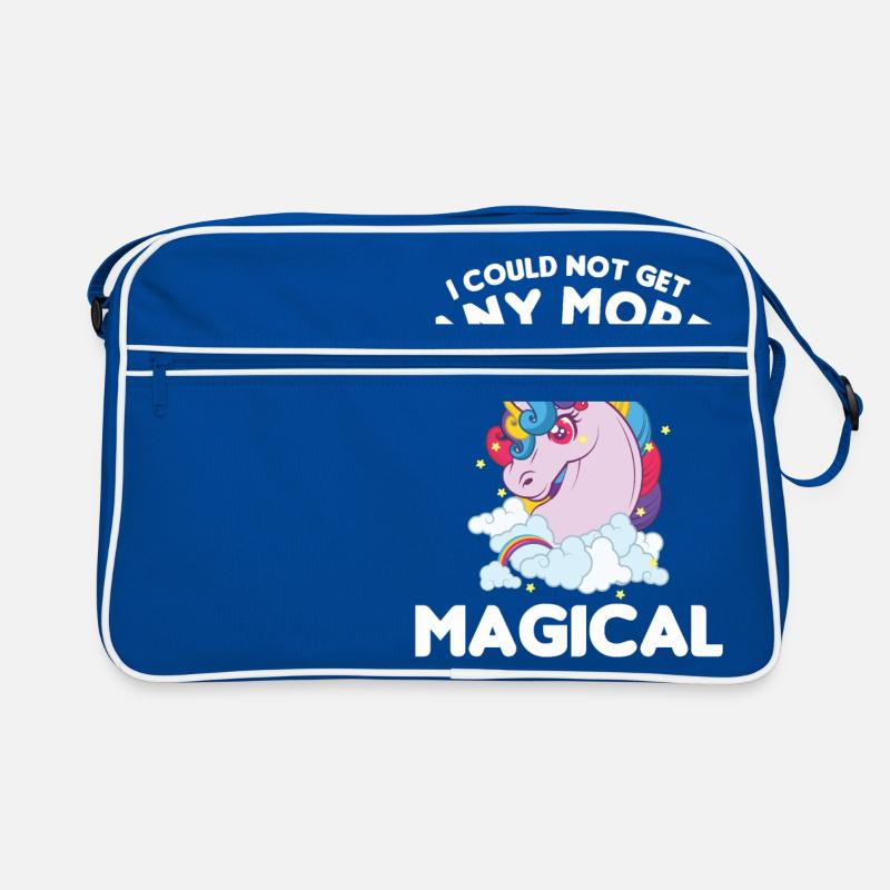 I COULD NOT GET ANYMORE MAGICAL Retro Tasche