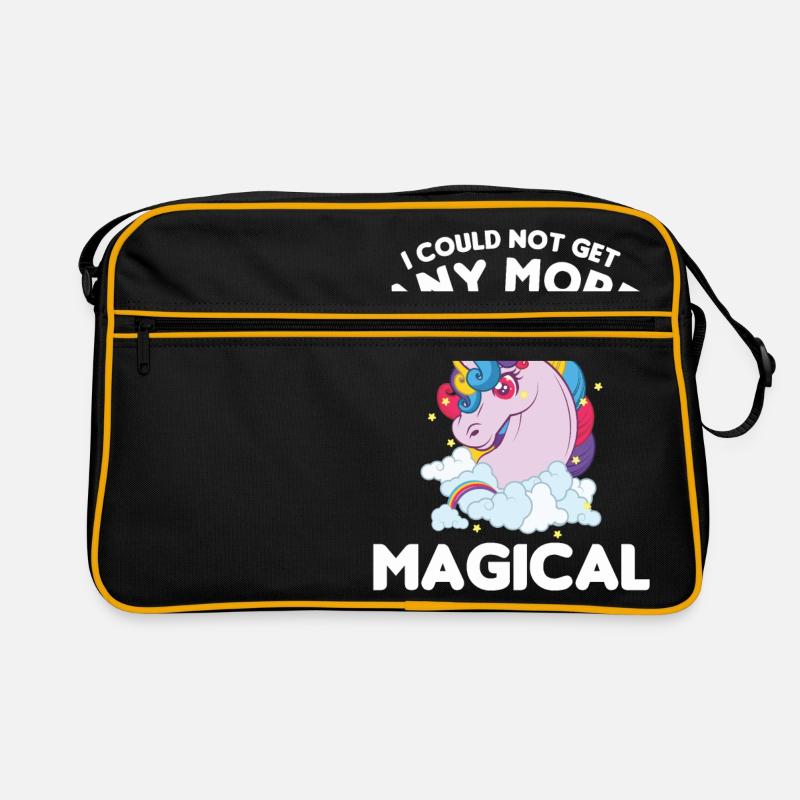 I COULD NOT GET ANYMORE MAGICAL Retro Tasche
