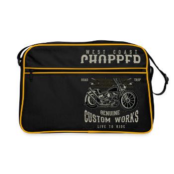 chopper - Retro Bag - black/gold - Front