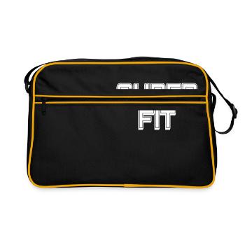 SUPER FIT - Retro Bag - black/gold - Front