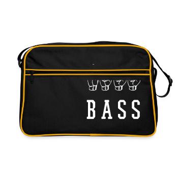 basse - Sac Retro - noir/or - Devant