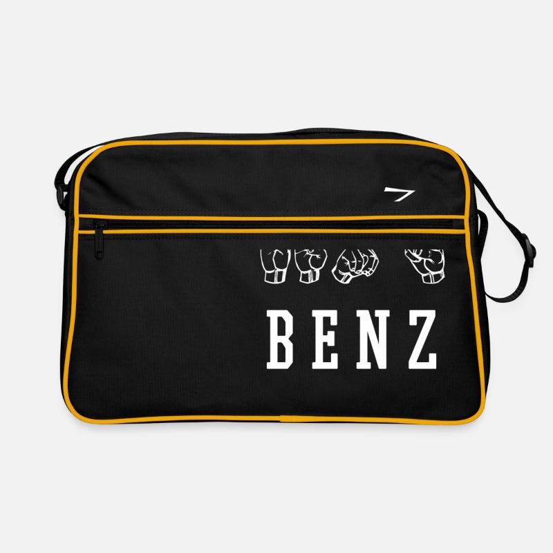 Benz - Sac Retro - noir/or