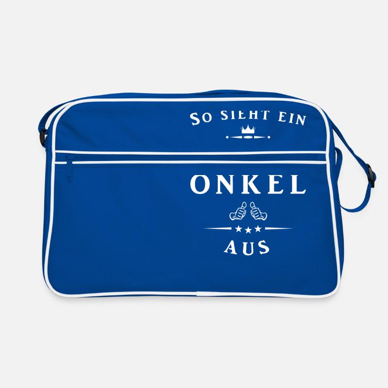 So sieht ein cooler Onkel aus Retro Tasche