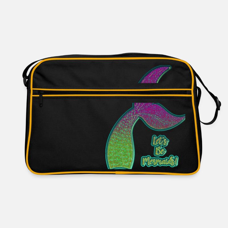 Nageoire de sirène colorée Sac Retro