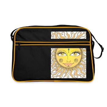 Sun - Retro Bag - black/gold - Front