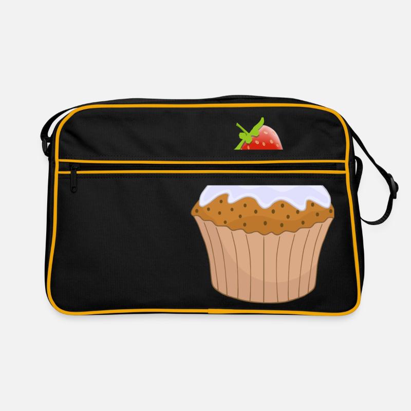 cupcake muffin cake cake baking bakery68 Retro Bag