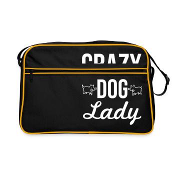 Dame de chien folle - Sac Retro - noir/or - Devant