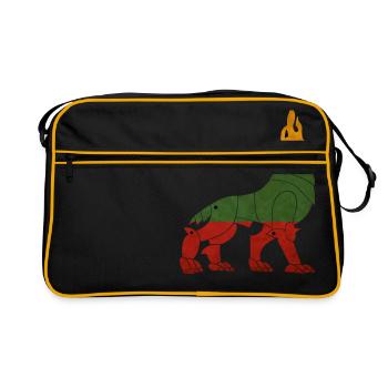 Lietuva Iron Wolf - Retro Bag - black/gold - Front