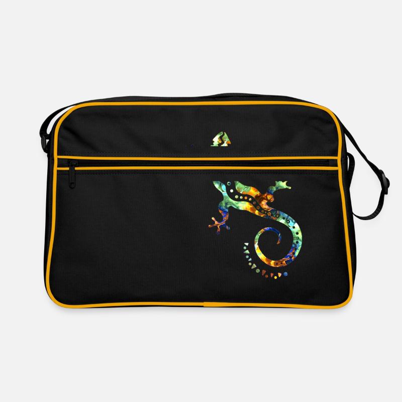 GECKO abstraite colorée Sac Retro