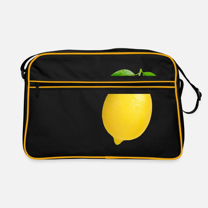 Zitrone Retro Tasche