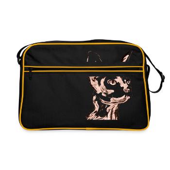 SMALL SPHINX - Retro Bag - black/gold - Front