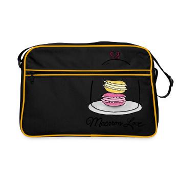 Macaron Love - Macaron Love - Retro Bag - black/gold - Front