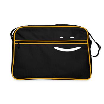 Smiley - Sac Retro - noir/or - Devant