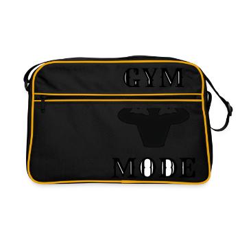 Gym Mode - Retro Bag - black/gold - Front
