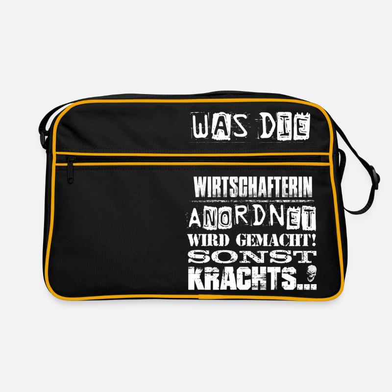 Beruf - Was die Hauswirtschafterin anordnet... Retro Tasche