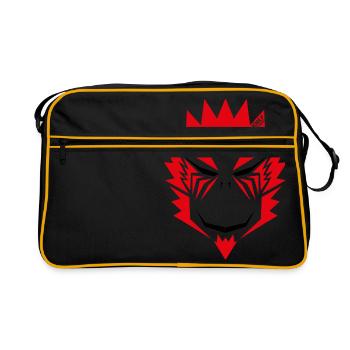 the smiling - Retro Bag - black/gold - Front