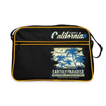 California Beach - Retro Bag - black/gold - Front