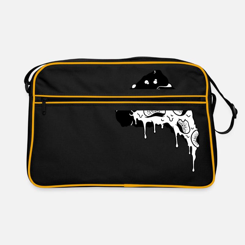 Pizza Slice Pocket Retro Tasche