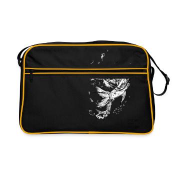 Studio Van Keulen - Pour l'amour de la truite! - Sac Retro - noir/or - Devant