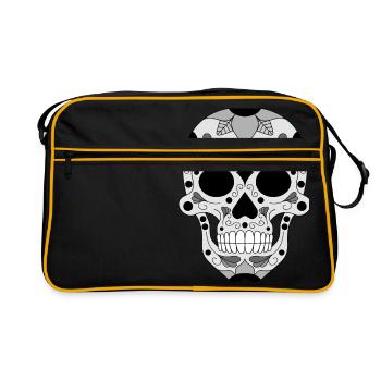 Calavera version noire - Sac Retro - noir/or - Devant