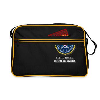 FBI - Sac Retro - noir/or - Devant
