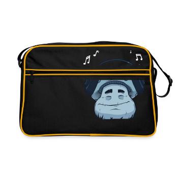 For the love of music - Retro Bag - black/gold - Front