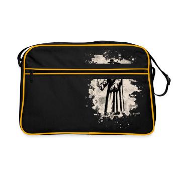 Dr. Schnabel – Pestarzt - bleached white - Retro Tasche - Schwarz/Gold - Vorne