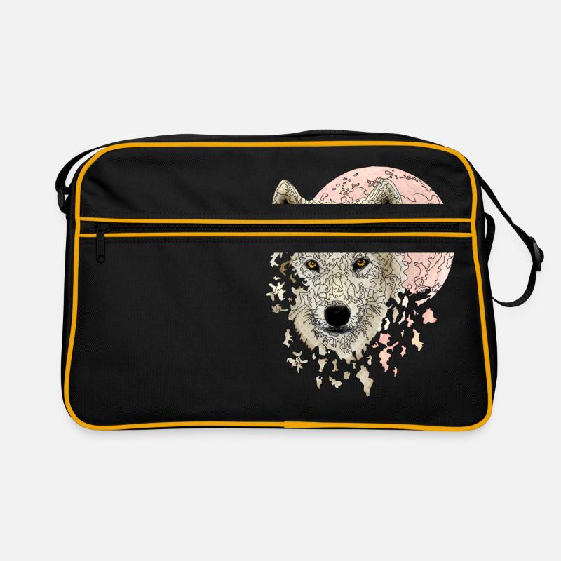Wolf white Retro Bag