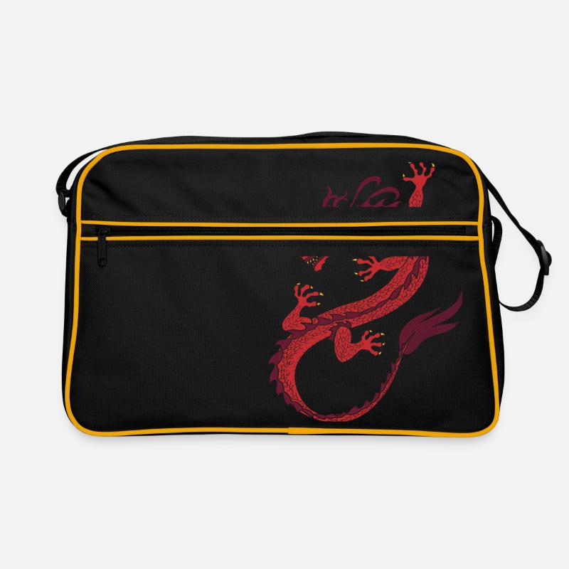 Dragonflight red Retro Tasche