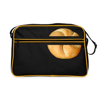 pain baguette broetchen crossaint Baecker pain bu - Sac Retro - noir/or - Devant