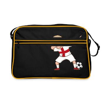 Angleterre Dab - Dabbing Football Coupe du Monde - Sac Retro - noir/or - Devant