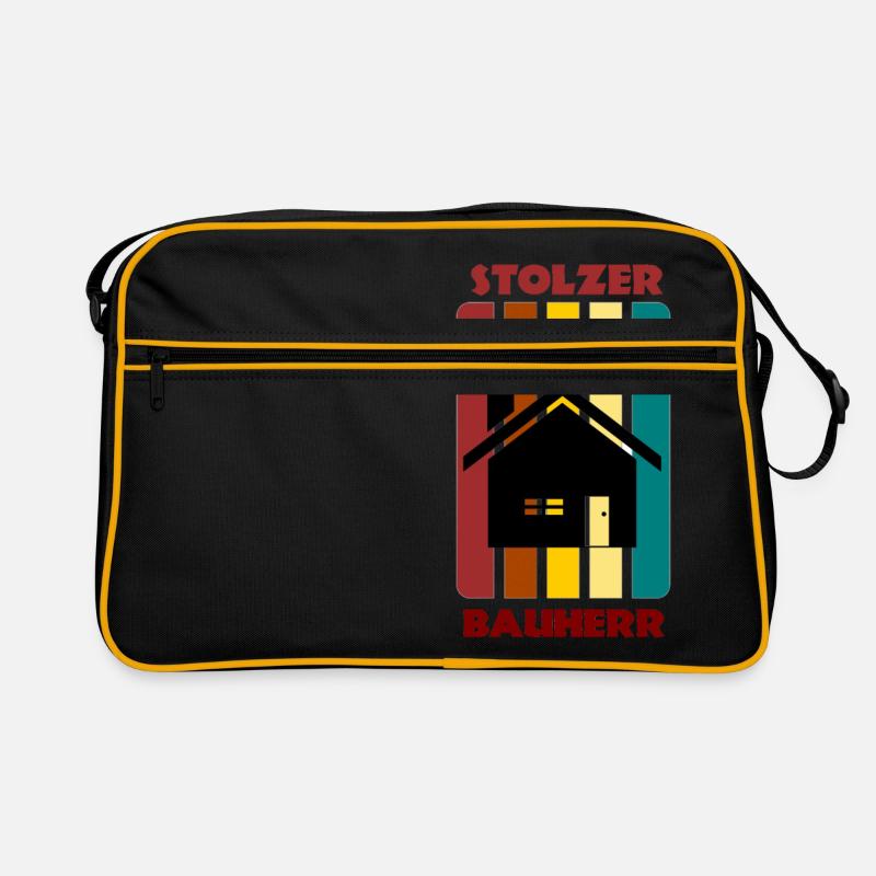 Constructeur fier / construction de maison / cadeau Sac Retro