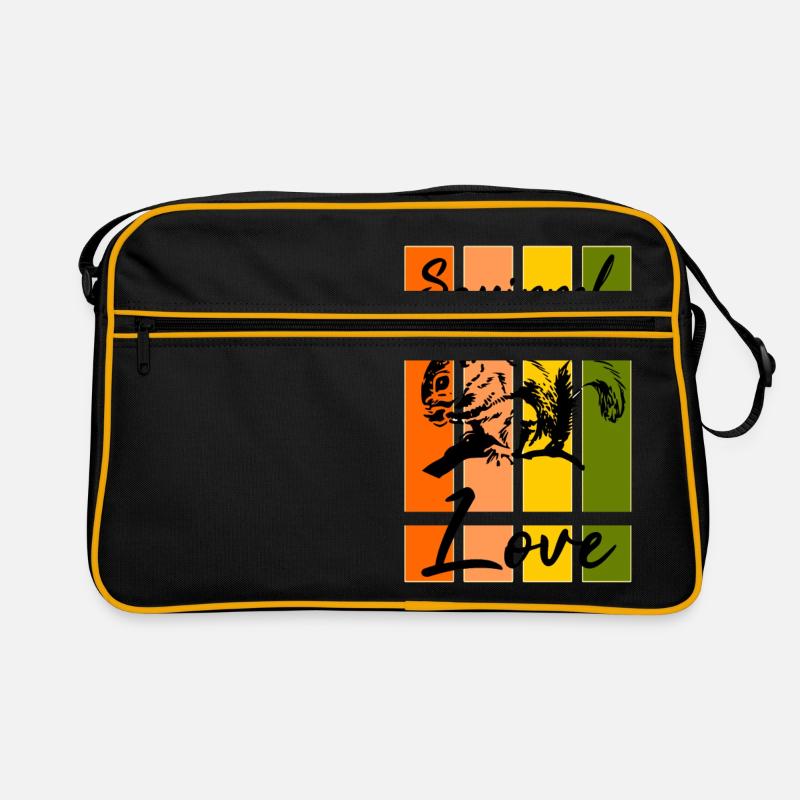 Eichhörnchen Retro Tasche