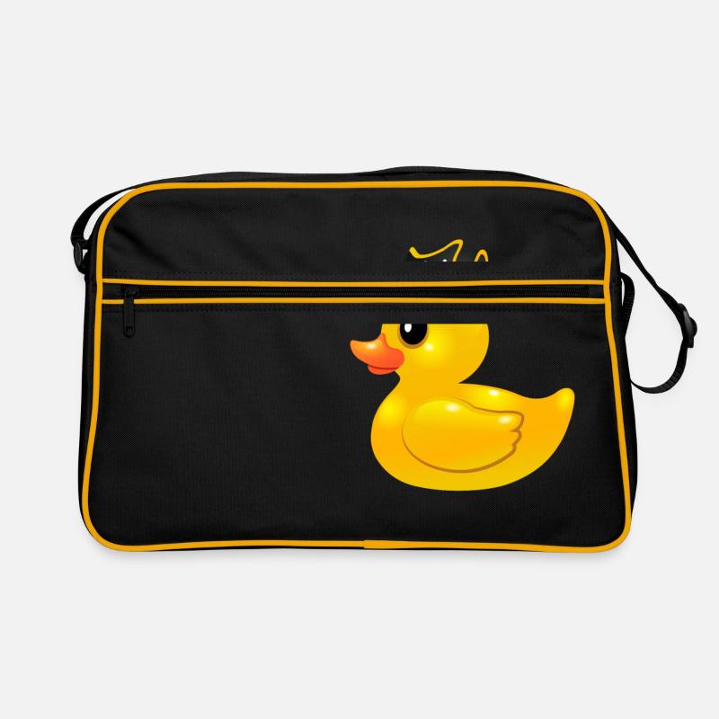 Rubber Duck Pirate - Rubber duck pirate Retro Bag