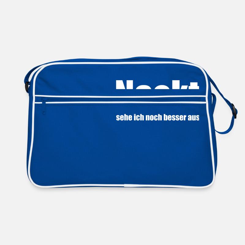 lustiger Spruch Retro Tasche
