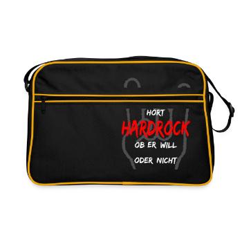 MUSIQUE: ROCK - HARDROCK - Sac Retro - noir/or - Devant