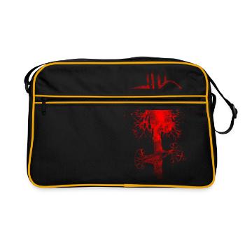 circulation sanguine - Sac Retro - noir/or - Devant