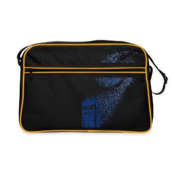 TARDIS: Time and Relative Dimension in Space - Retro Bag - black/gold - Front