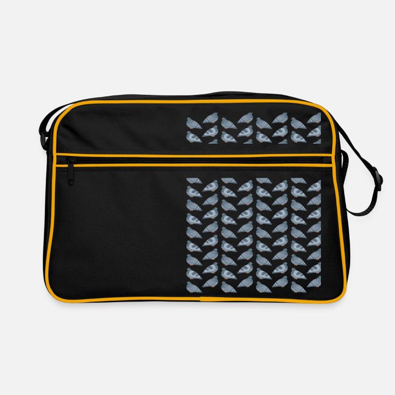 Pigeon Pattern Friends Sac Retro