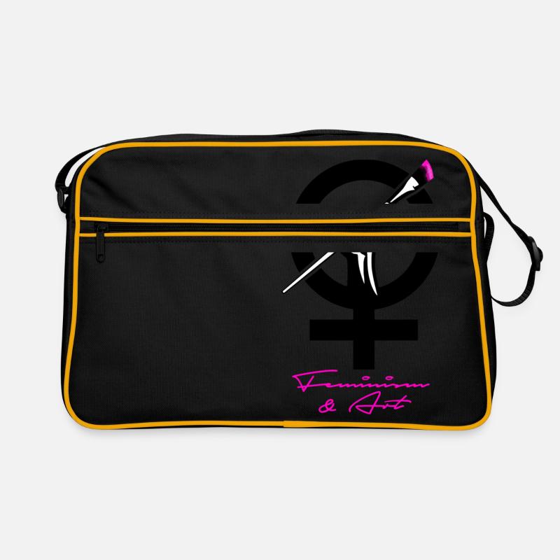 Feminismus und Kunst Retro Tasche